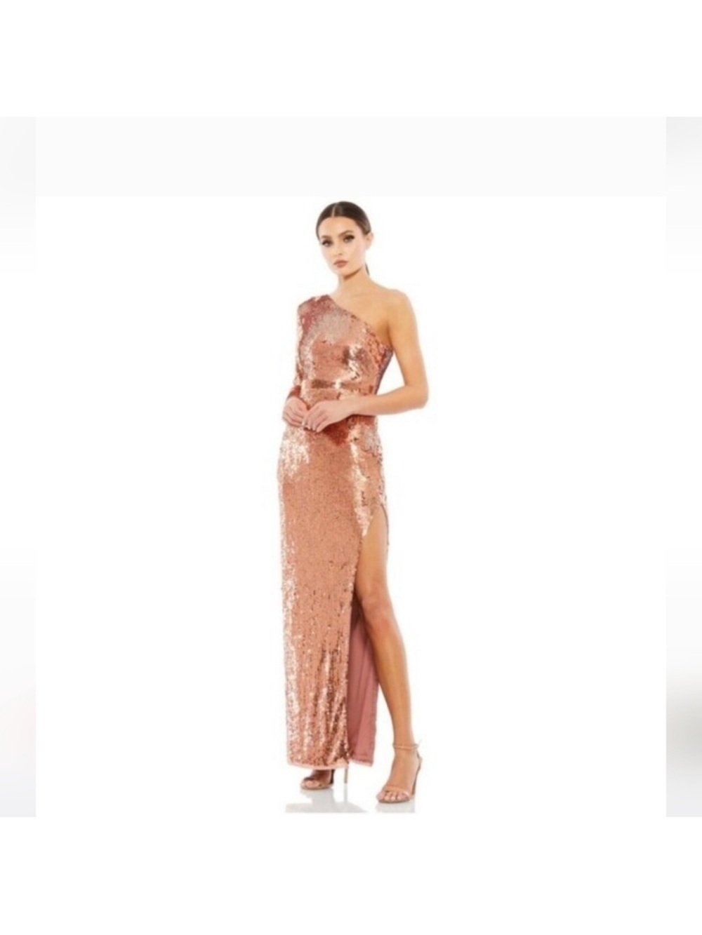 NWT Mac Duggal Copper Gown - has faults